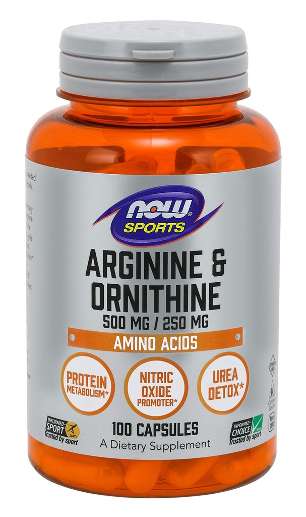 Teraz potraviny Arginín Ornitín 100 Caps