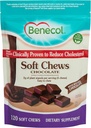 Benecol® mäkké žuvačky - vyrobené z klinicky dokázaných cholesterol-nižších rastlín stanoly - doplnok k liečbe cholesterolu (120 čokoládových žuvačiek)