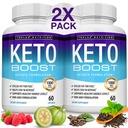 Keto Boost Diet pilulky Ketosis Supplement - Natural Exogenic Keto Formula Support Energy & Focus, Advanced Ketones for Ketogenic Diet, pre mužov Ženy