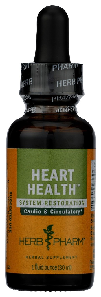 Herb Pharm Heart Health Tekutá bylinná formula s Hawthorn pre Kardiovaskulárny systém Podpora - 1 Ounce (FCACT01)