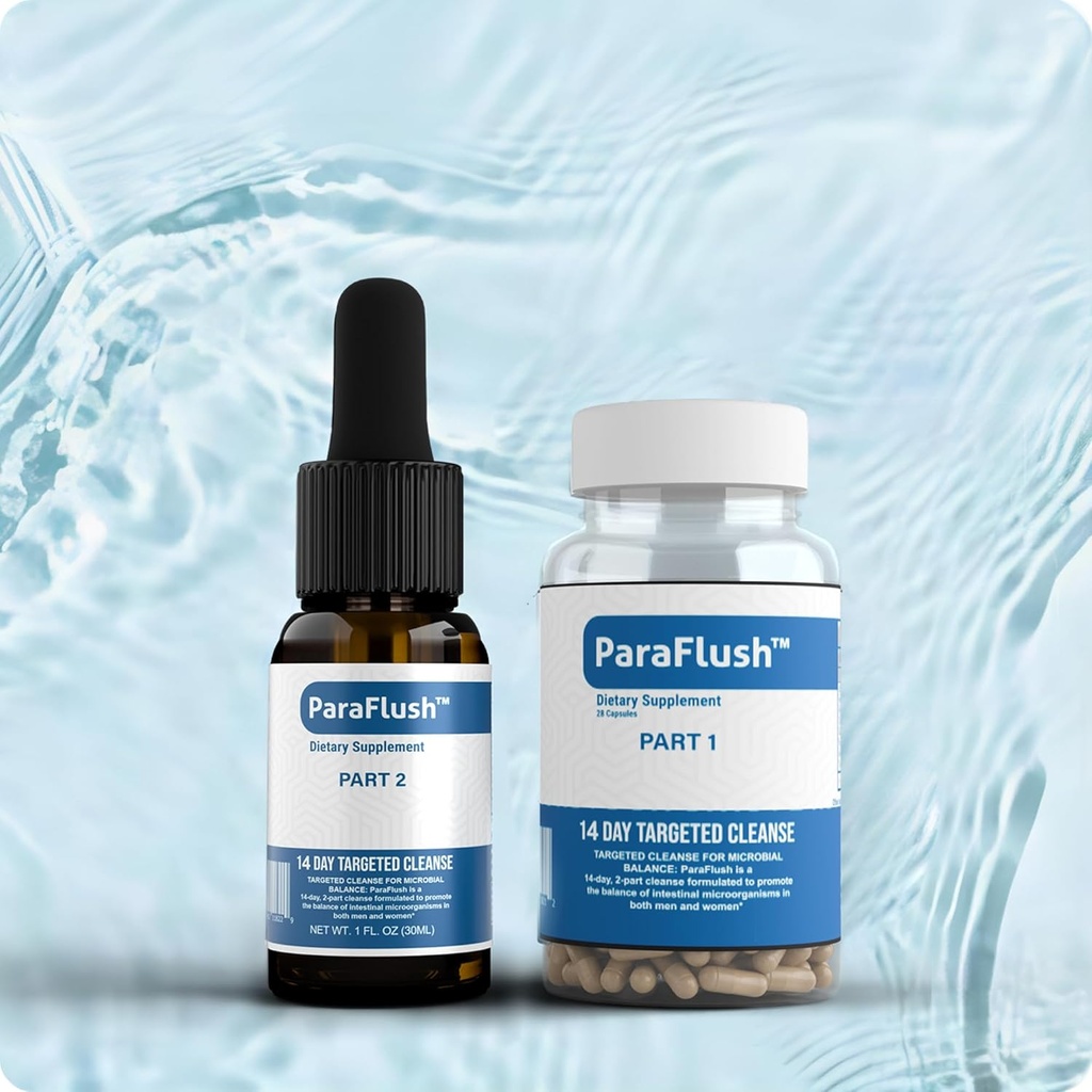 ParaflushTM Čistenie: Ultimate 14-Day Gut Detox & Parasite Purge pre vitality a wellness