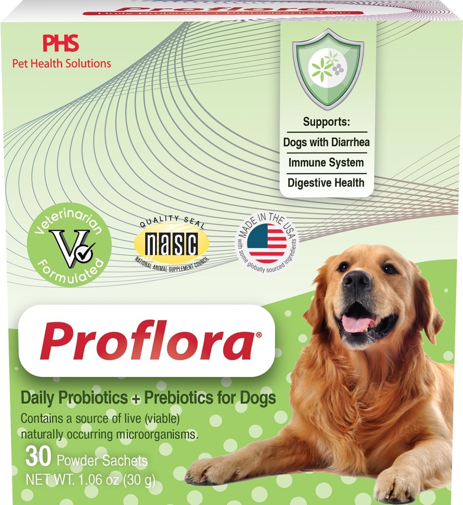 Probiotiká pre psy-Complete Gut zdravie a imunitnú podporu. Jednoduché použitie Tráviace multi-kmeňové probiotiká. Jednoduchšie diétne prechody, zdravšie kože & Coat & pomáha liečiť hnačky. 30 paketov.