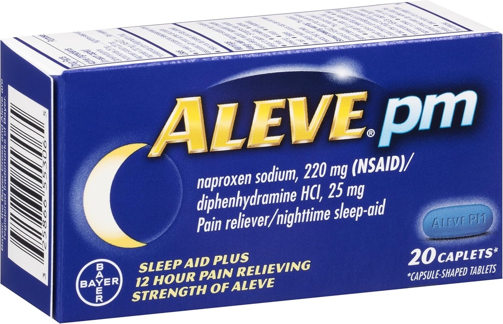 Aleve PM Caplets, 20 Počet