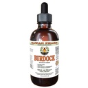 Burdock Liquid Extract bez obsahu alkoholu, Organic Burdock (Arctium Lappa) Sušený Root Glycerit Hawaii Pharm Natural Herbal Supplement 4 oz