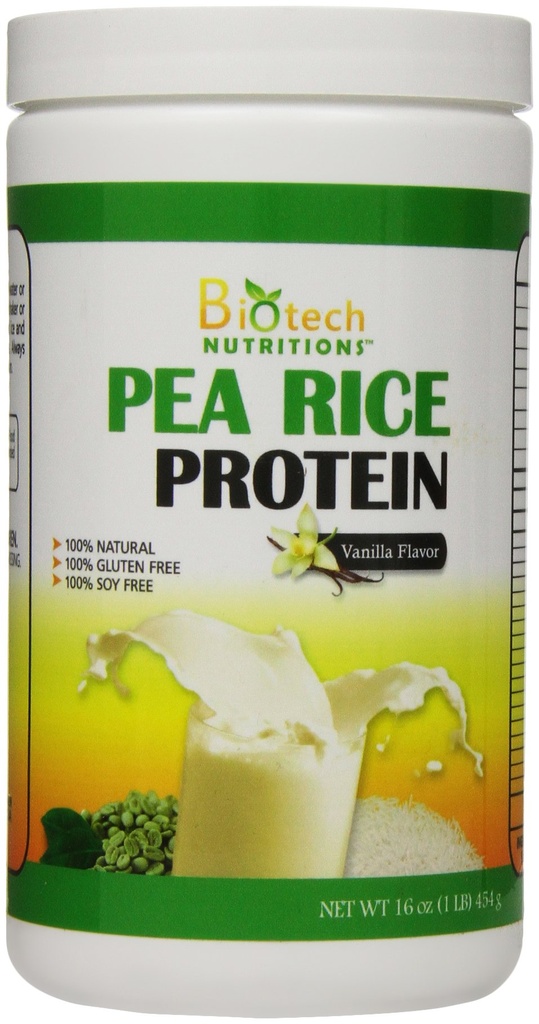Pea Protein Non-GMO, Vanilla 16 Ounce