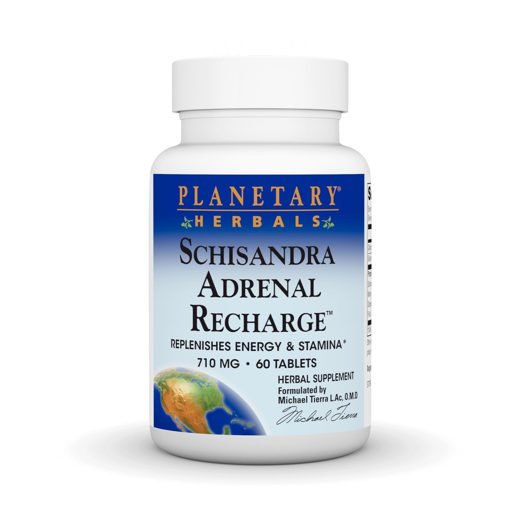 Planetárny bylinný komplex Schisandra Adrenal 710mg s Yam Rhizome, Poria Sclerotium & More - 60 tabliet