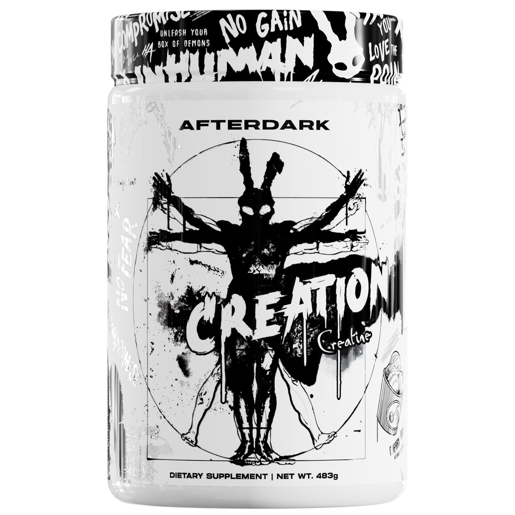AfterDark Doplnky Vytvorenie Creatin monohydrát prášok, 10000mg Creatin Matrix Blend, Podporuje silu, vytrvalosť a rast svalov, GMP Certified, USA Made, 21 Servings, Snow Cone