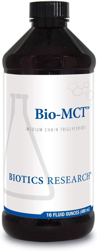 Biotics Research Bio MCT Brain Fuel, Brain Energy, Pure Energy, Medium Chain Triglyceridy, MCT, Caprylic Triglycerid 16 Fluid Ounces