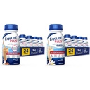 Zaistiť Plus Nutrition Shake s 16 gramami proteínu a zabezpečiť Plus Liquid Nutrition Shake s vláknami, 16 gramy bielkovín, Vanilla, 8 Fl Oz fľašu (Pack of 24)