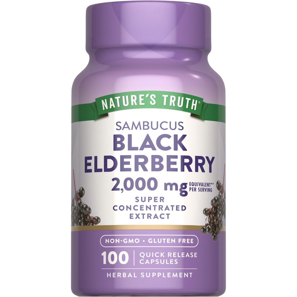Pravda prírody Black Elderberry Kapsule 