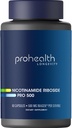 ProHealth Nikotínamide Riboside Pro 500. Patentovaný NR Niagen 500mg Plus 250mg TMG. NAD+ Supplement Boosts NAD+. NR Supplement preukázané v 300 štúdiách. 30 Služba