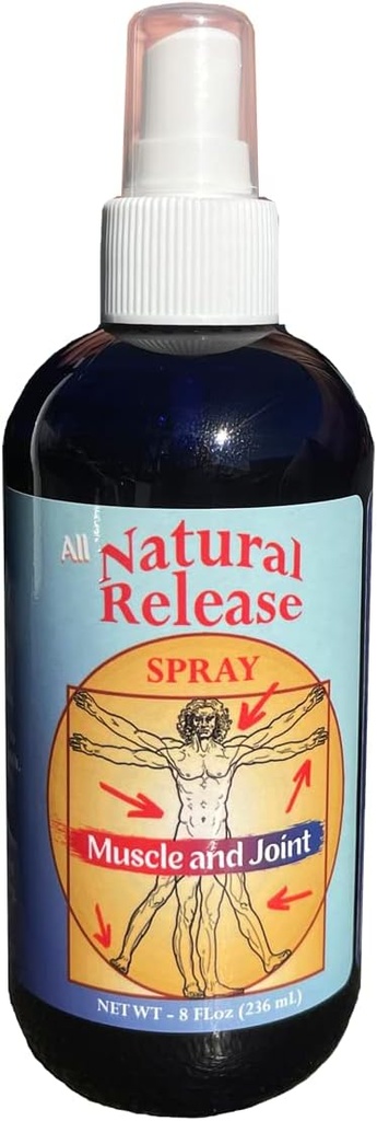 Svalový a spoločný sprej s prirodzeným uvoľňovaním pre ľudí - pre Sore Back/Knees/HIPS, Night Cramps, Aches, Kmene, Discomfort - rýchle herectvo, Menthol Free (8 oz)