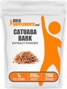 BulkSupplements.com Catuaba Bark Extract Powder - Catuaba Bark Powder, Herbal Supplement - Vegan & Gluten Free, 1g per Serving, 250g (8,8 oz) (Pack of 1)