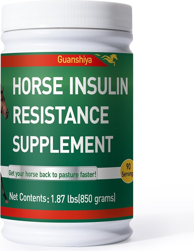 Inzulínová rezistencia Supplement for Horses - Horse Laminitída Liečba-prírodná Laminitída Bylinný prášok pre Bolesť nôh a chronická Laminitída, 1,87lb (90-dňová dodávka)