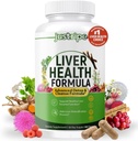 Liver Health Formula, Liver Cleanse Detox & Repair with Artichoke Extract, Milk Thistle, Dandelion and More for Liver Health - Herbal Liver Support Supplement 30 Days Supply (1)