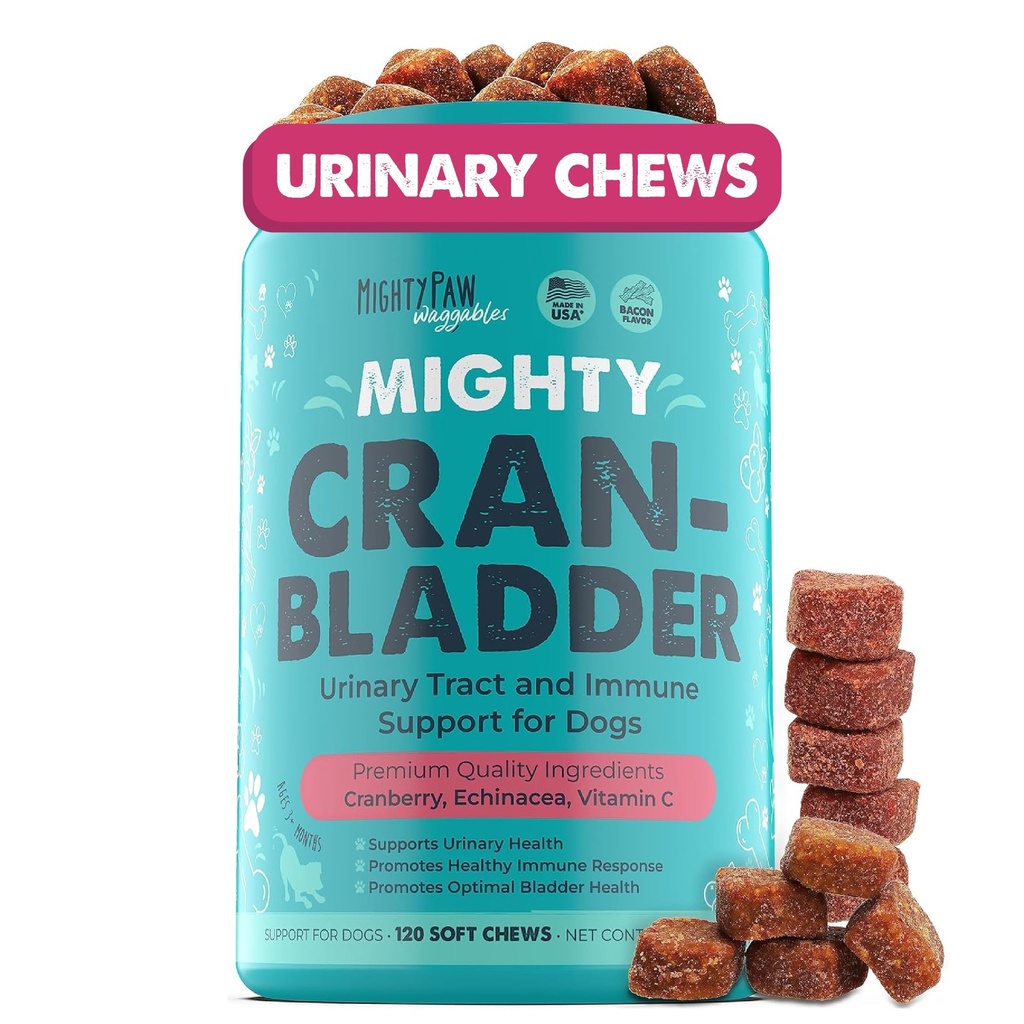 Mighty Paw Waggables Cran-Bladder (Vyrobené v USA) 