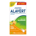 Alavert Alergia 24 hodín Relief, Citrus Burst Flavor, Orally Disintegrating Allergy Tablets, Non-drowsy Antihistaminika, Loratadine 10mg, 60 Počet