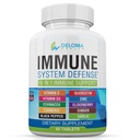 10 v 1 doplnok na podporu imunitného systému - vitamín C (1000 mg), Quercetin, vitamín D3 (5000iu), zinok (40 mg), bazy čiernej, echinacea, kurkuma, zázvor, cesnak, čierne korenie