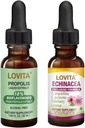 Lovita Bee Propolis a Echinacea Liquid Nutrient Supplements Bundle