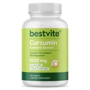 Kurkumín 1000 mg (turkumín) (120 tabliet) Vyrobené s Curcumin C3 Complex & Bioperine - Štandardizovaný na 95% Curcuminoids - Vegan