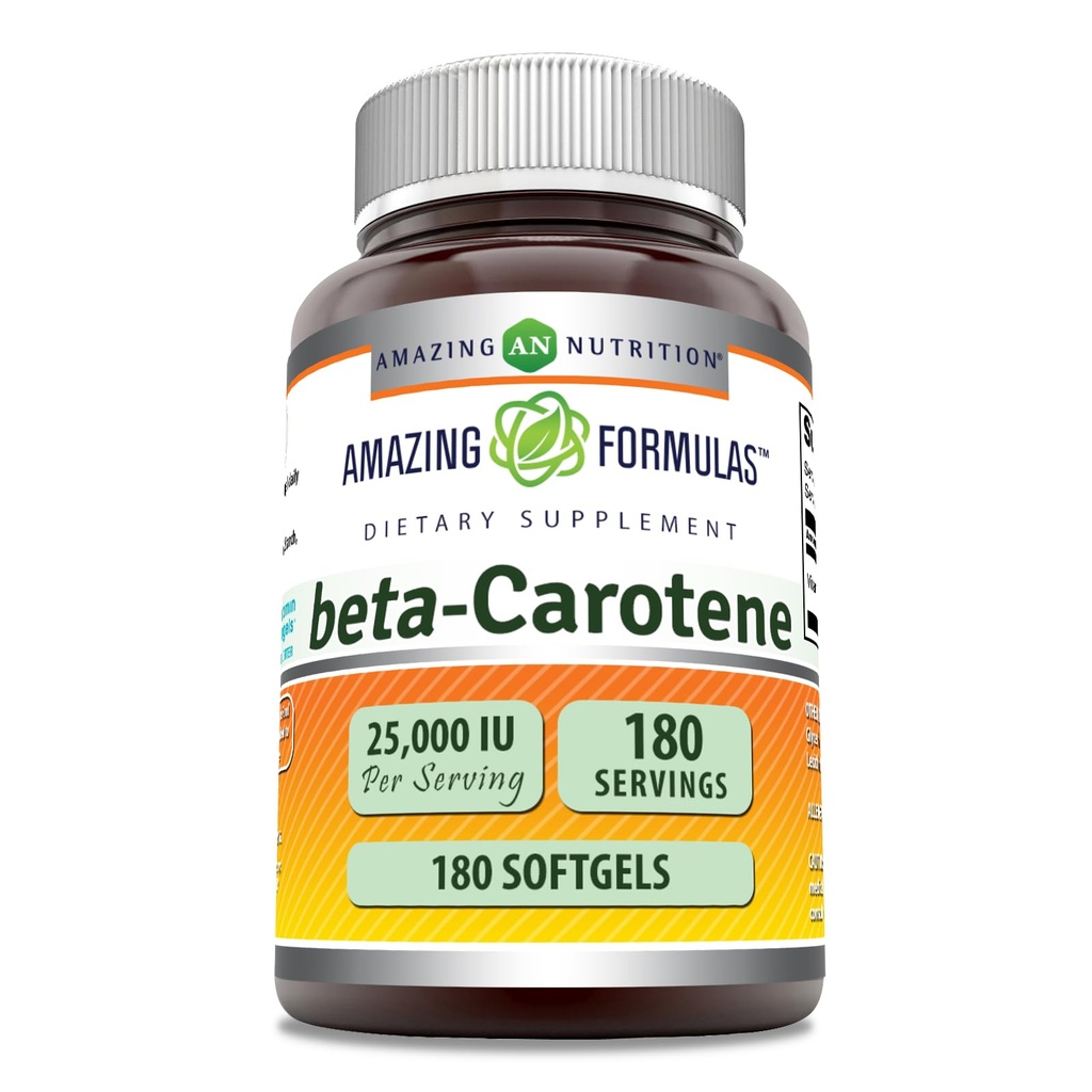 Amazing Formules Beta-Carotén Supplement 