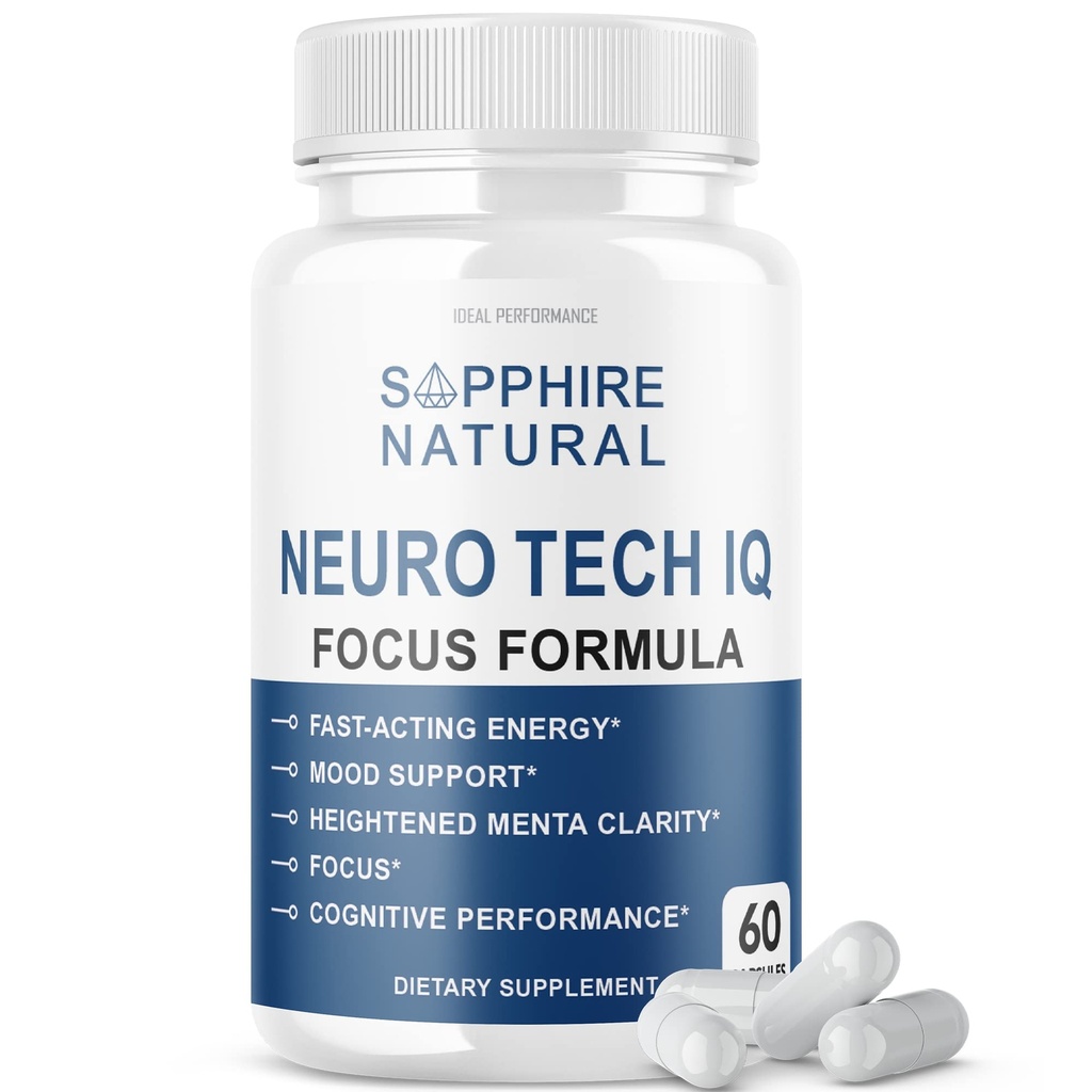 Neurotech IQ Brain Supplement Neurotech Iq Focus Formula pilulky (60 kapsúl)