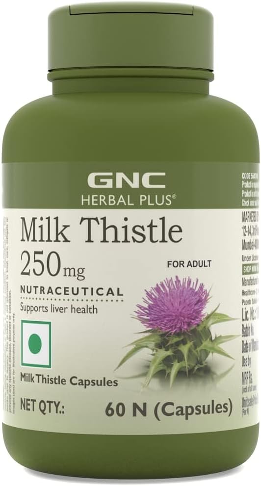 Sheltr Herbal Plus Milk Thistle 250 mg - 60 kapsúl (Pack of 1)