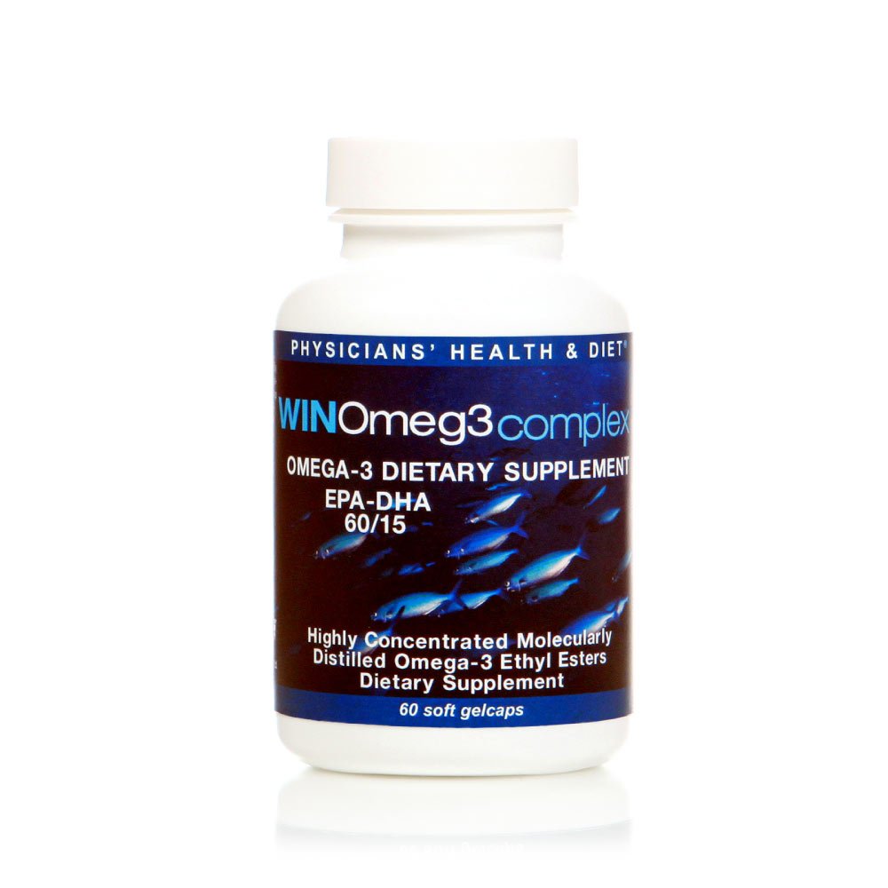 WINOMEG3komplex 60/15 EPA - DHA Pharmaceutical-Grade Omega 3 (60 Počet/30 Servings) 1080mg EPA