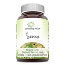 Amazing India Senna (Made with Natural Senna) 500 Mg per Serving 120 Veggie Capsules Supplement 