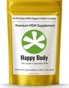 Organické sírové kryštály - 99% Pure MSM Crystals, Premium MSM Supplement - Výborná kvalita a absorpcia. 1 LB balenie.