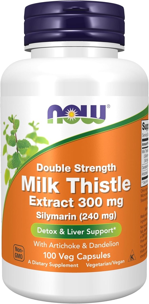 Teraz Foods Doplnky, Silymarin Milk Thistle Extract 300 mg s Artičok a púpava, Double Strength, podporuje funkcie pečene*, 100 Veg Kapsule