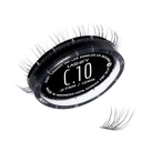 Lashify Curl 10mm Gossamer DIY predĺženie rias Refill, čierna, ľahko falošné riasy pre prirodzený vzhľad