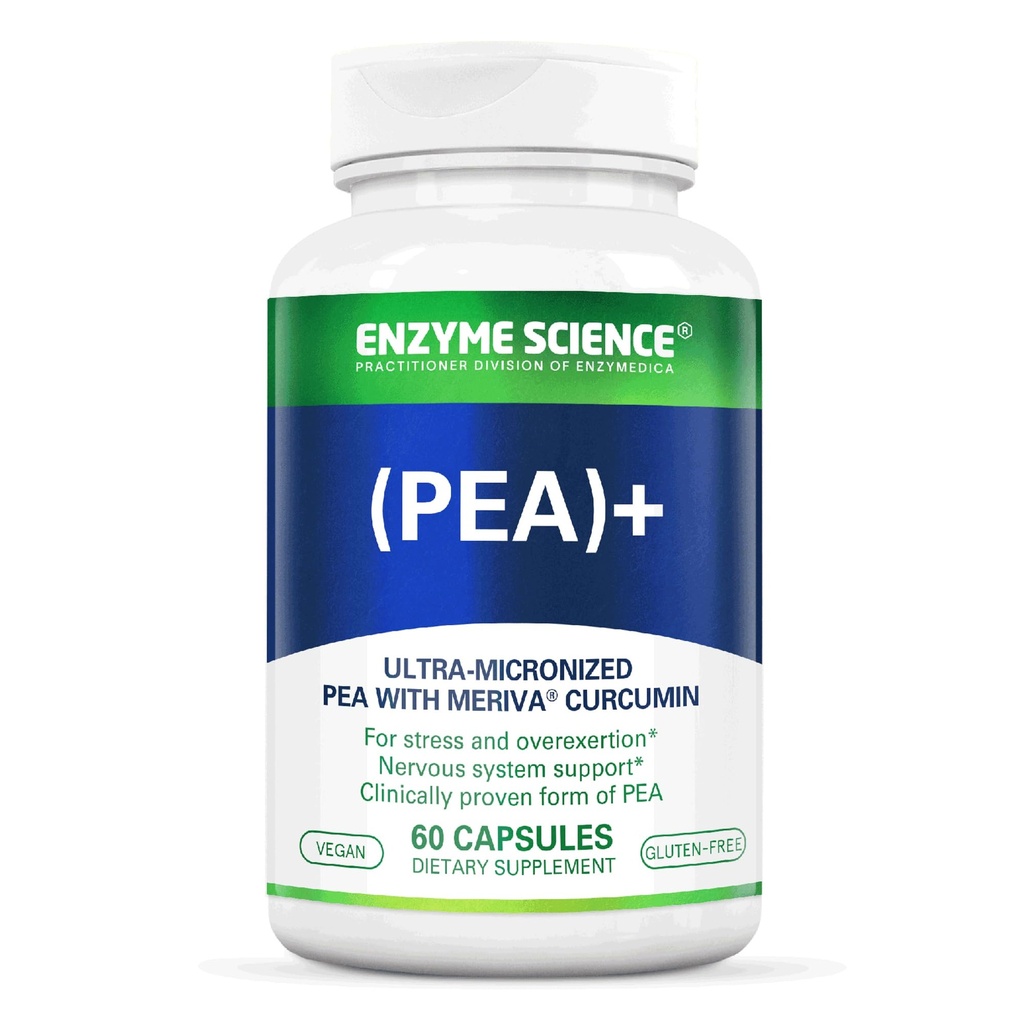 Enzyme Science Pea + Turmeric Curcumin Supplement for Fyziological Support Helps Support Nervisive, Immune, & Musculary Systems - 60 Kapsule