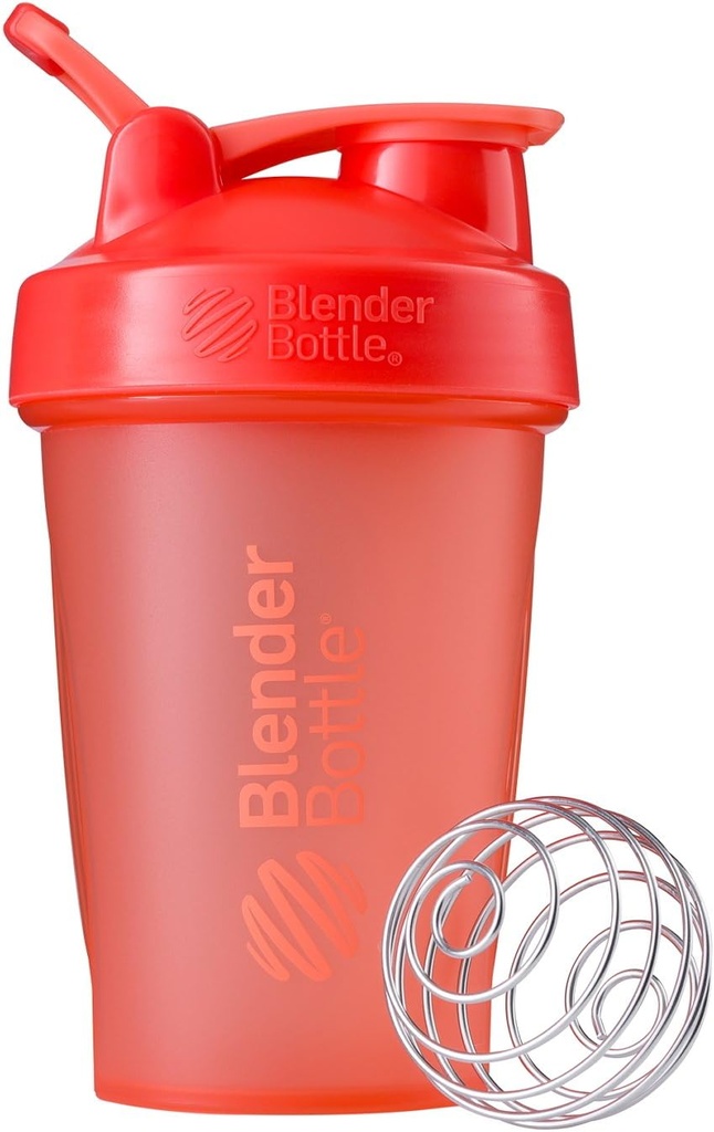 BlenderBottle Classic fľaša Shaker Perfektné pre proteínové Shake a pre cvičenie, 20-Ounce, Coral