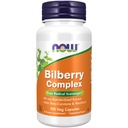 Teraz doplnky potravín, čučoriedky (Vaccinium myrtillus) Complex 80 mg s Beta-karoténom a riboflavínom, 100 Veg kapsúl