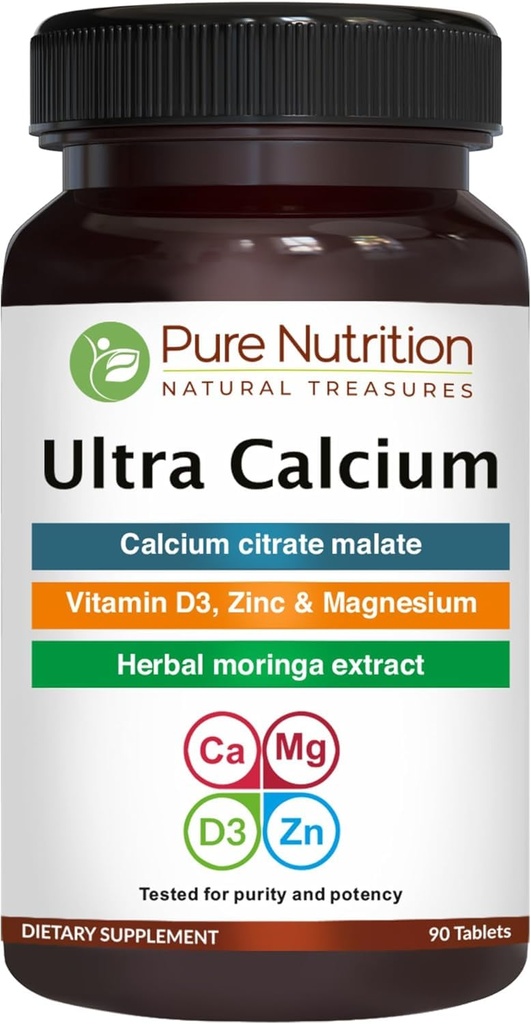 Čistá výživa Ultra vápnik 1000 mg s VIT D3 + K2 