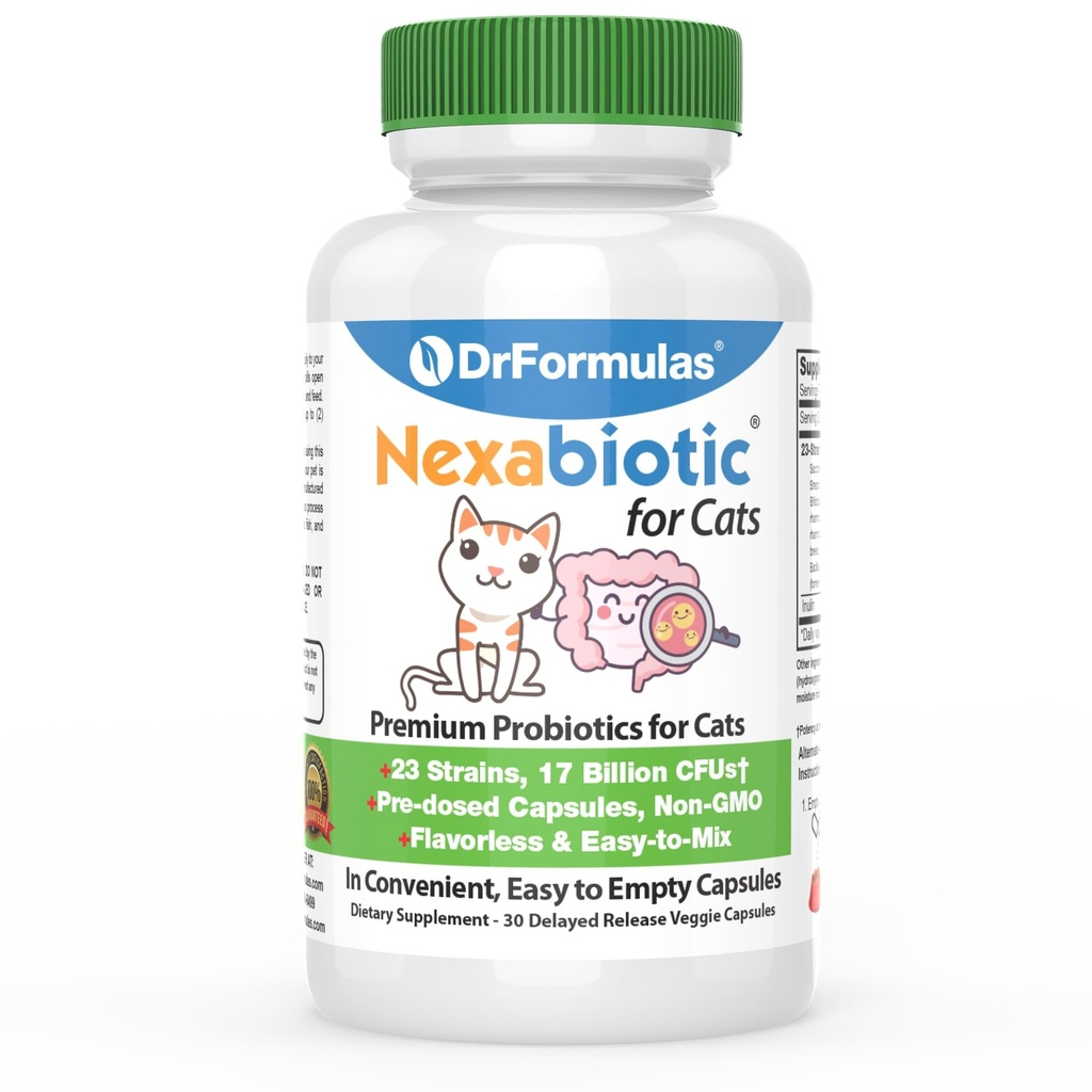 DrFormulas Nexabiotic Probiotiká pre mačky Powder