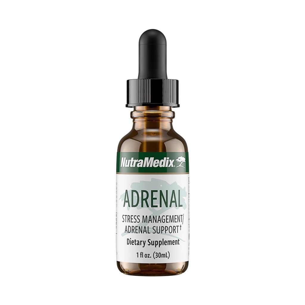 NutraMedix Adrenal Únava Supplement - Astragalus, Schisandra, Rhodiola a ženšen extrakt pre podporu energie, vytrvalosť, a stres - Vegan Adaptogen Blend (1oz / 30ml)