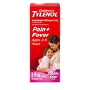 Detský Tylenol Perorálna suspenzia Medicína, Detská Tekutá medicína Bolesť Reliever & Horúčka Redukcia pre chlad + chrípka Príznaky, Aspirín-, Ibuprofen- & Alkohol- Free, Bubble Gum, 4 fl. oz