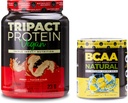 Nutrológia TRIPACT Vegánsky proteín prášok, pre vegánsky proteín Shakes, arašidové maslo Vanilla (20 Servings) BCAA Natural, Plant Based BCAA Powder, Lemonade Flavor (30 Servings)