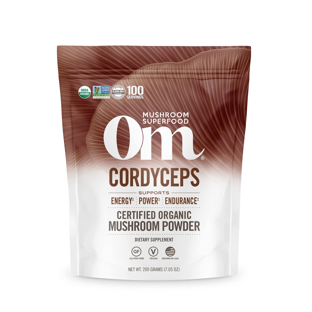 OM Mushroom Cordyceps Powder 7.05 oz (100 Servings) 