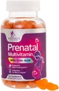 Prenatálne vitamíny pre ženy 1335mcg - Tehotenstvo Vitamíny Gumies s kyselinou listovou, vitamín A, C, D3, B12, B6 - prenatálny multivitamín Gummy pre podporu plodu, Tehotné a ošetrovateľské ženy - 120 Gummy
