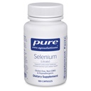 Pure Encapsulations Selenium (Citrát) - pre Immune System Support & Cellular Health - Antioxidant Supplement - Podpora prietoku krvi* - Gluten Free & Vegan - 180 Kapsule