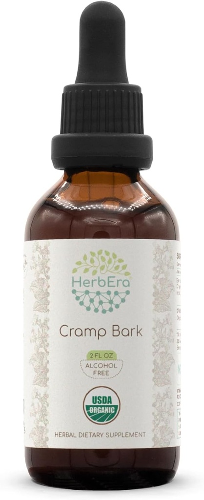 HerbEra Cramp Bark B60 USDA Organic Tinture 