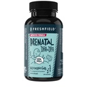 Freshfield Prenatal Vegan Omega 3 DHA: Udržateľný, Carragenan zadarmo, Tretia strana testovaný, Kompostable fľašu, Carbon Neutral. Podporuje srdce, mozog, spoločné zdravie w/DPA