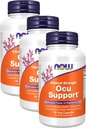Now Supplements, Ocu SupportTM with FloraGLO® Lutein, Plus Vitamíny A, C a E, 90 Veg Capsules (Pack of 3)