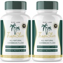(Úradný vestník 2 balenie) Tropislim, Tropislim All Natural Caribbean Flush, chudnutie Supplement, Tropislim Sliming Kapsule pre ženy, zdravý životný štýl + Leaner Physique, Tropical Recenzia (120 Kapsule)