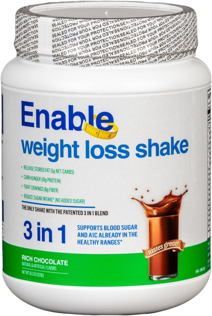 Povoliť chudnutie Shake - bohatá čokoládová chuť pre lahodnú a výživnú výmenu jedla, 2lb 11oz