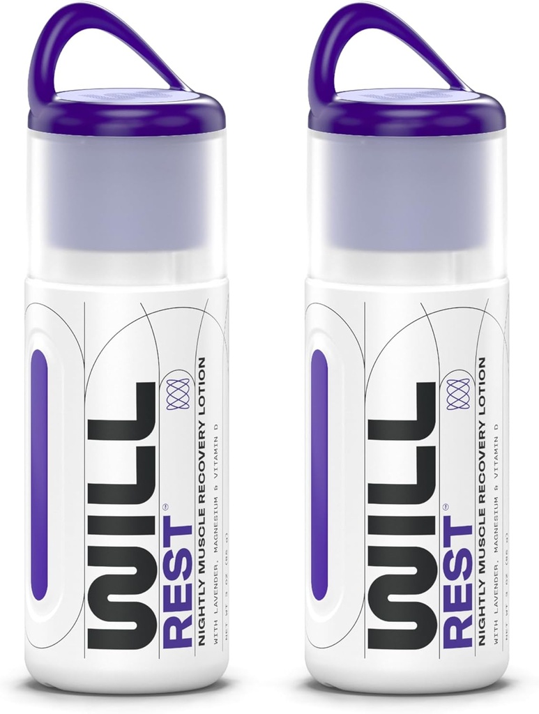 Krém horečnatý pre spánok I Nightly Topical Magnézium Cream pre relaxáciu I Vitamín D a levanduľová voda pre lepší spánok a úľavu I 3 Fl oz (2 balenia)