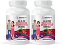 BariatricPal All-in-ONE Chewable Multivitamín s citrátom vápenatým a železom - zmiešané Berry (60-Deň dodávky)